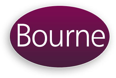 Bourne estate agents logo.